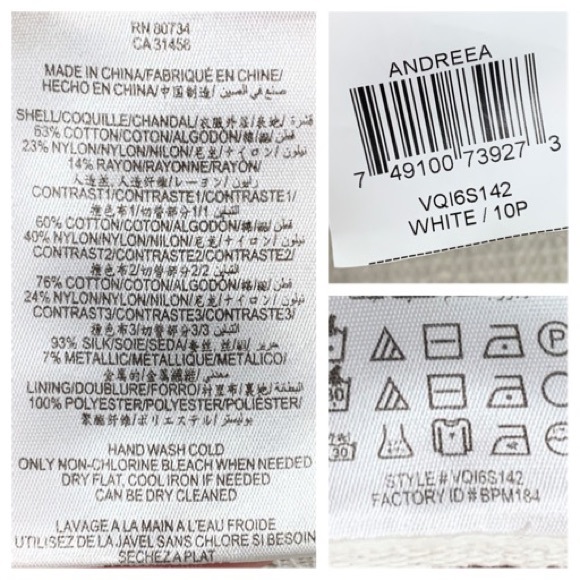 BCBGMAXAZRIA Andreea Lace Sheath Sz 10P - Picture 8 of 8